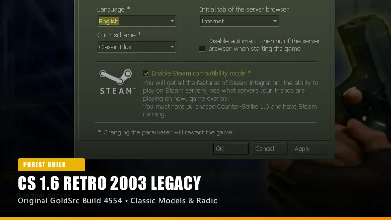 CS 1.6 Download: CS 1.6 Retro 2003 Legacy